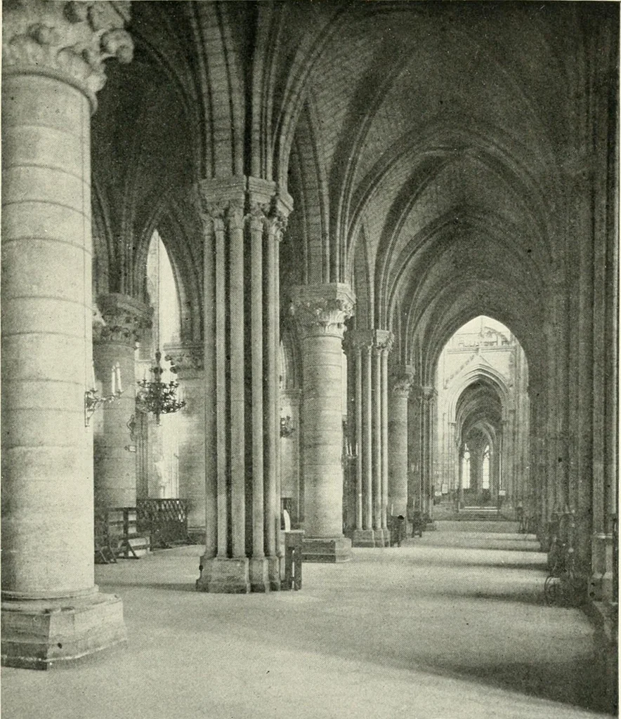 An illustration from Cathedrals and cloisters of the Isle de France : including Bourges, Troyes, Reims and Rouen, 1910, leaf 360