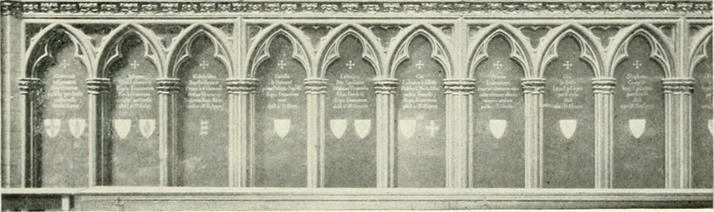An illustration from Cathedrals and cloisters of the Isle de France : including Bourges, Troyes, Reims and Rouen, 1910, leaf 364