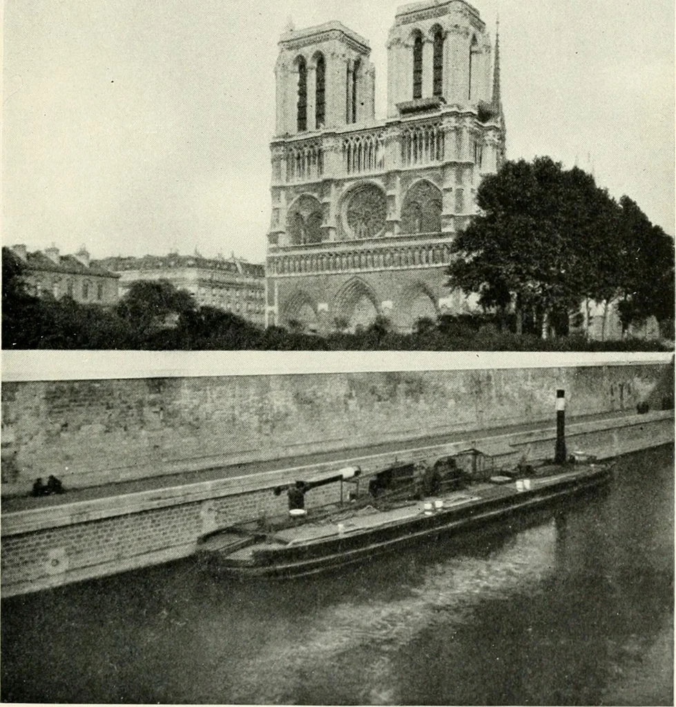 An illustration from Cathedrals and cloisters of the Isle de France : including Bourges, Troyes, Reims and Rouen, 1910, leaf 38