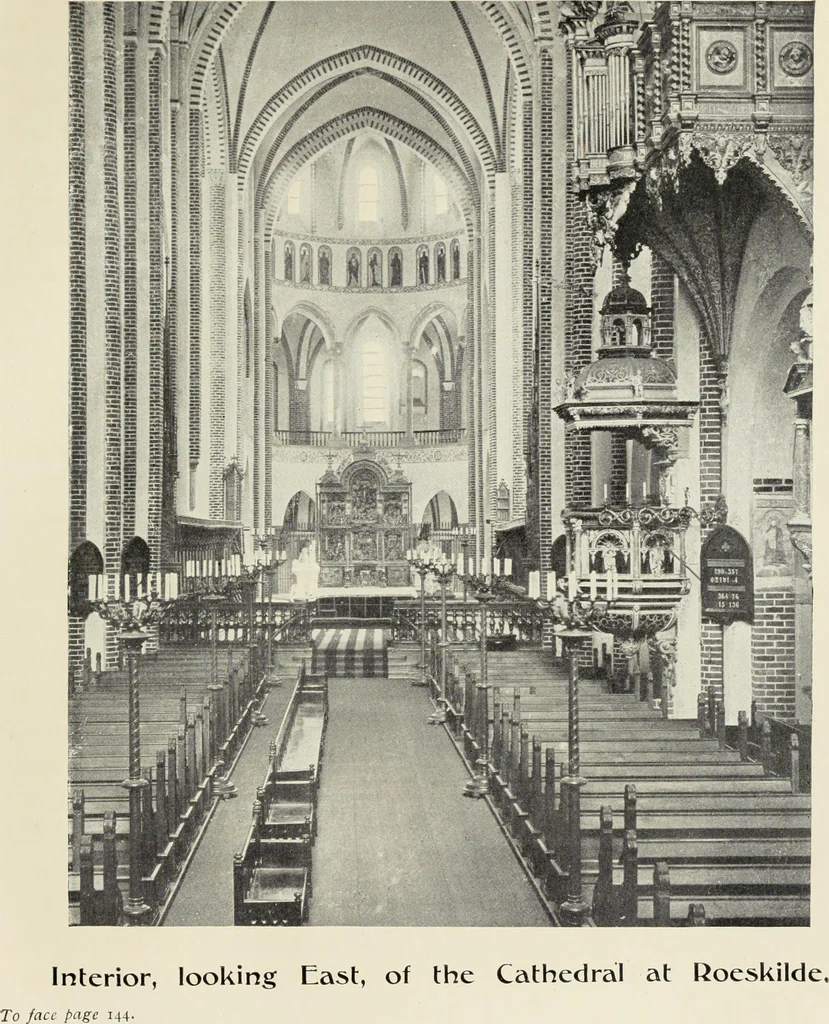 An illustration from The cathedrals and churches of Norway, Sweden and Denmark, 1908, leaf 196