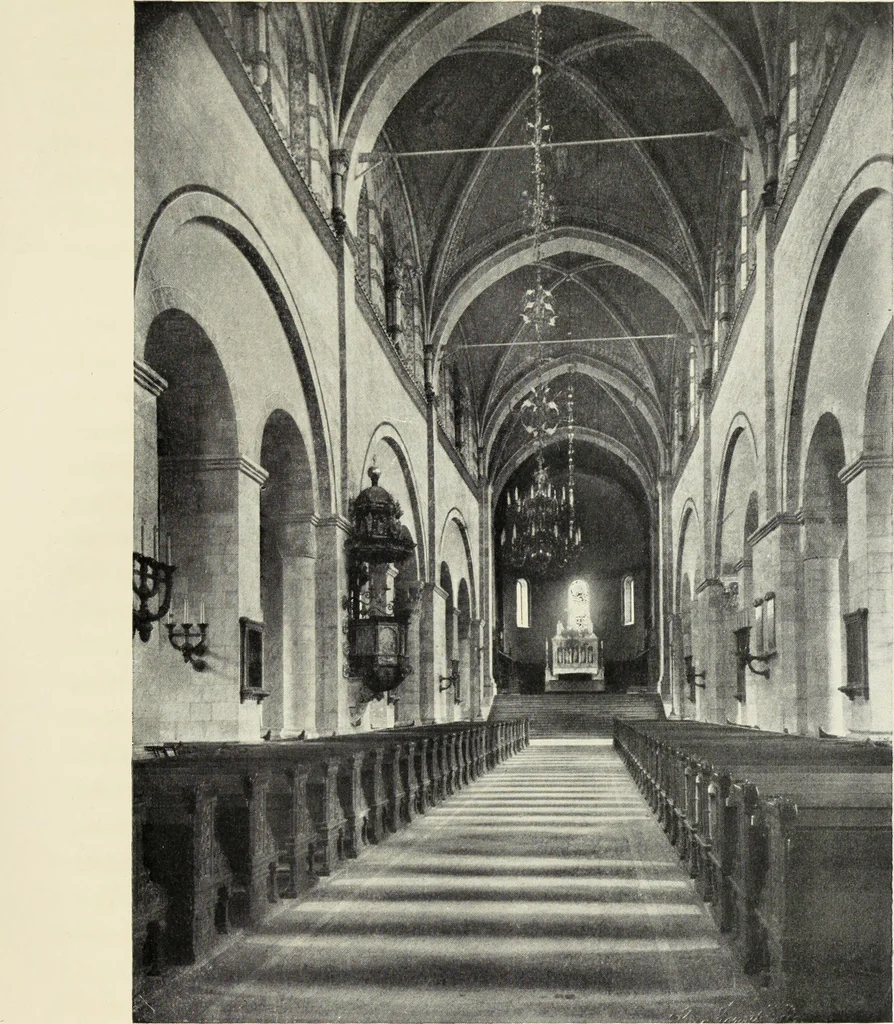 An illustration from The cathedrals and churches of Norway, Sweden and Denmark, 1908, leaf 226