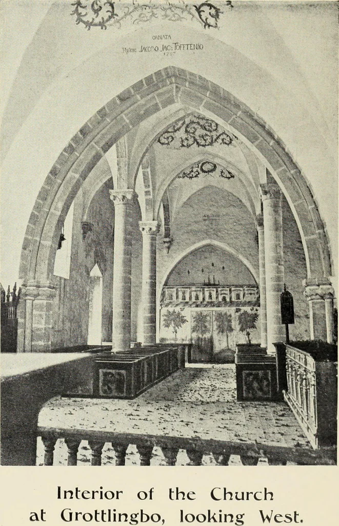 An illustration from The cathedrals and churches of Norway, Sweden and Denmark, 1908, leaf 334