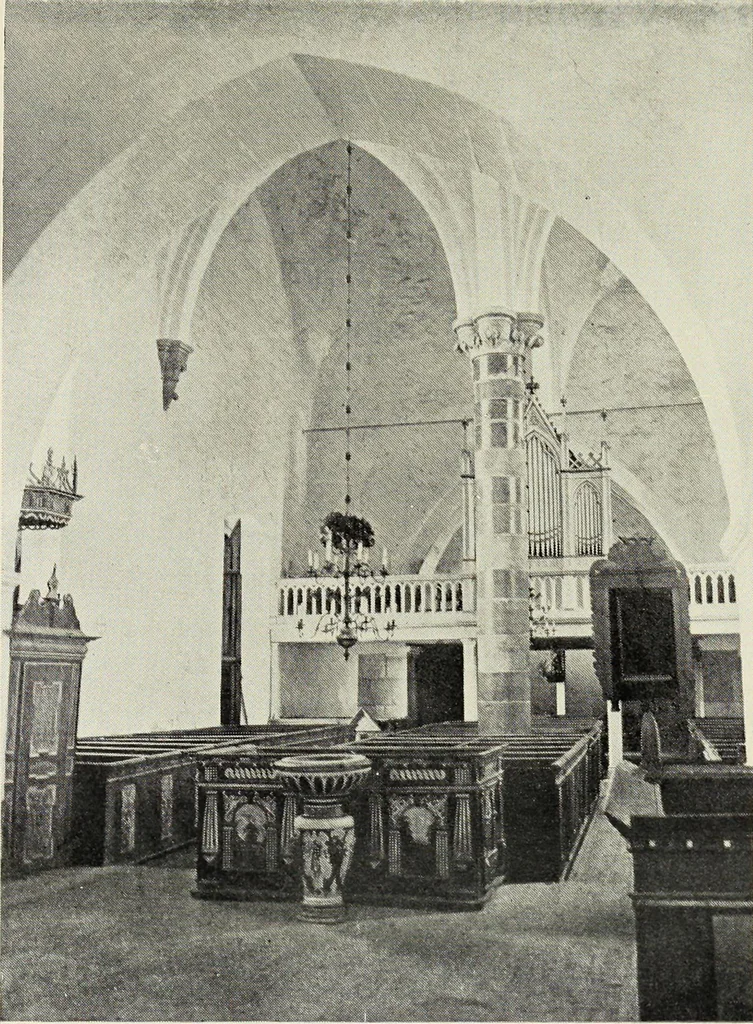 An illustration from The cathedrals and churches of Norway, Sweden and Denmark, 1908, leaf 334