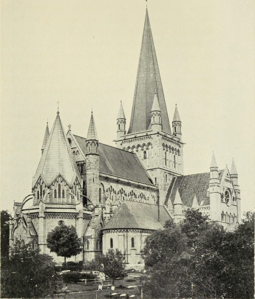 An illustration from The cathedrals and churches of Norway, Sweden and Denmark, 1908, leaf 356