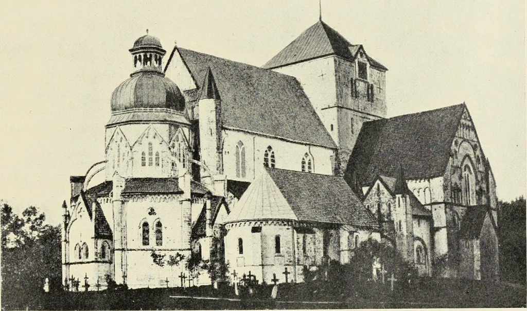 An illustration from The cathedrals and churches of Norway, Sweden and Denmark, 1908, leaf 368