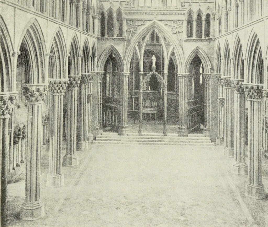 An illustration from The cathedrals and churches of Norway, Sweden and Denmark, 1908, leaf 376