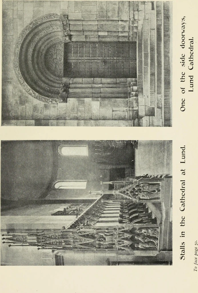 An illustration from The cathedrals and churches of Norway, Sweden and Denmark, 1908, leaf 84