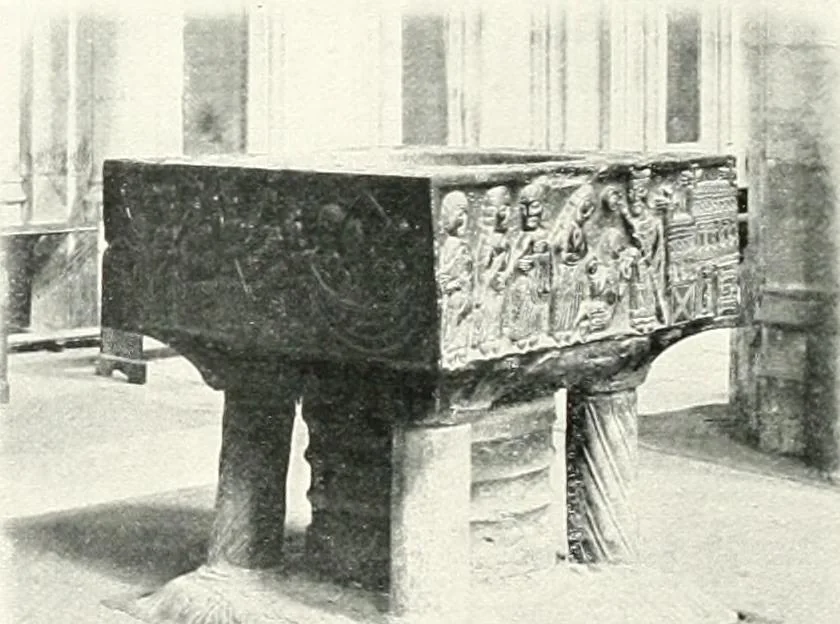 An illustration from The Cathedrals of England and Wales : their history, architecture, and associations ; with a series of Rembrandt plates and many illustrations in the text, 1906, leaf 121