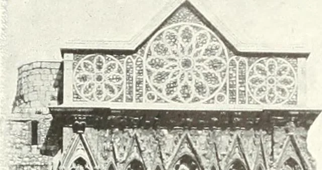 An illustration from The Cathedrals of England and Wales : their history, architecture, and associations ; with a series of Rembrandt plates and many illustrations in the text, 1906, leaf 139