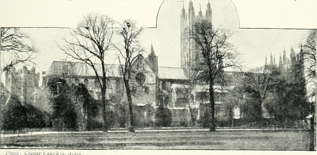 An illustration from The Cathedrals of England and Wales : their history, architecture, and associations ; with a series of Rembrandt plates and many illustrations in the text, 1906, leaf 16