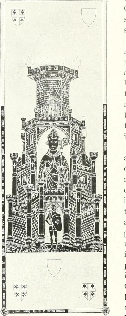 An illustration from The Cathedrals of England and Wales : their history, architecture, and associations ; with a series of Rembrandt plates and many illustrations in the text, 1906, leaf 177