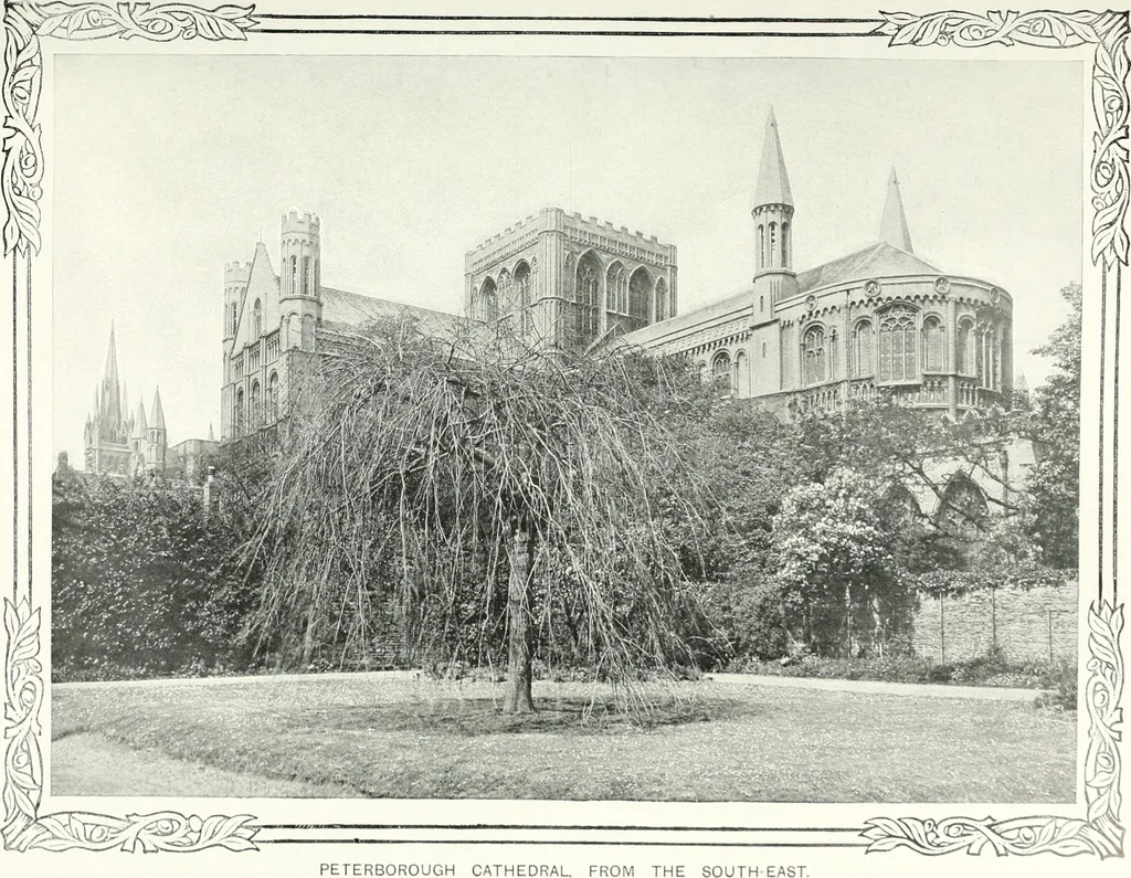 An illustration from The Cathedrals of England and Wales : their history, architecture, and associations ; with a series of Rembrandt plates and many illustrations in the text, 1906, leaf 182