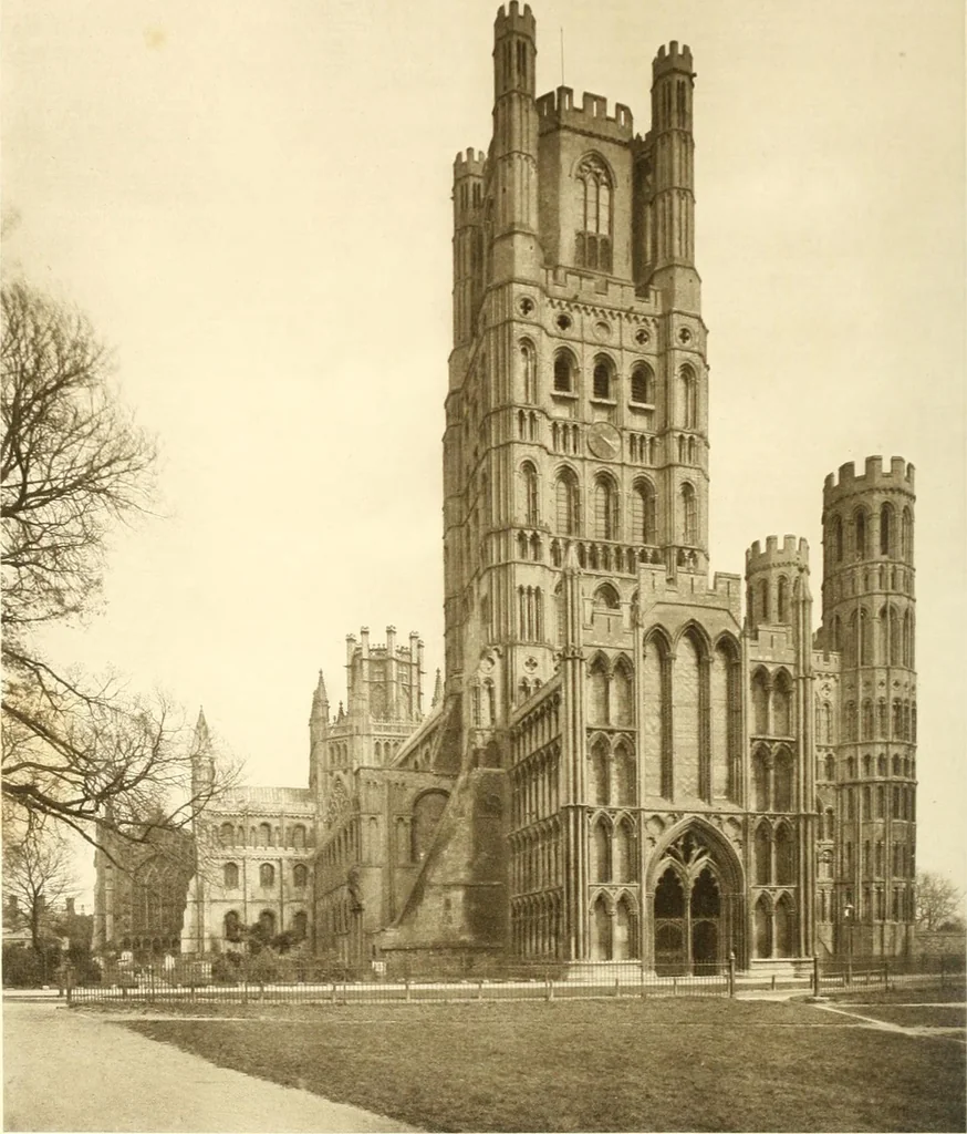 An illustration from The Cathedrals of England and Wales : their history, architecture, and associations ; with a series of Rembrandt plates and many illustrations in the text, 1906, leaf 197