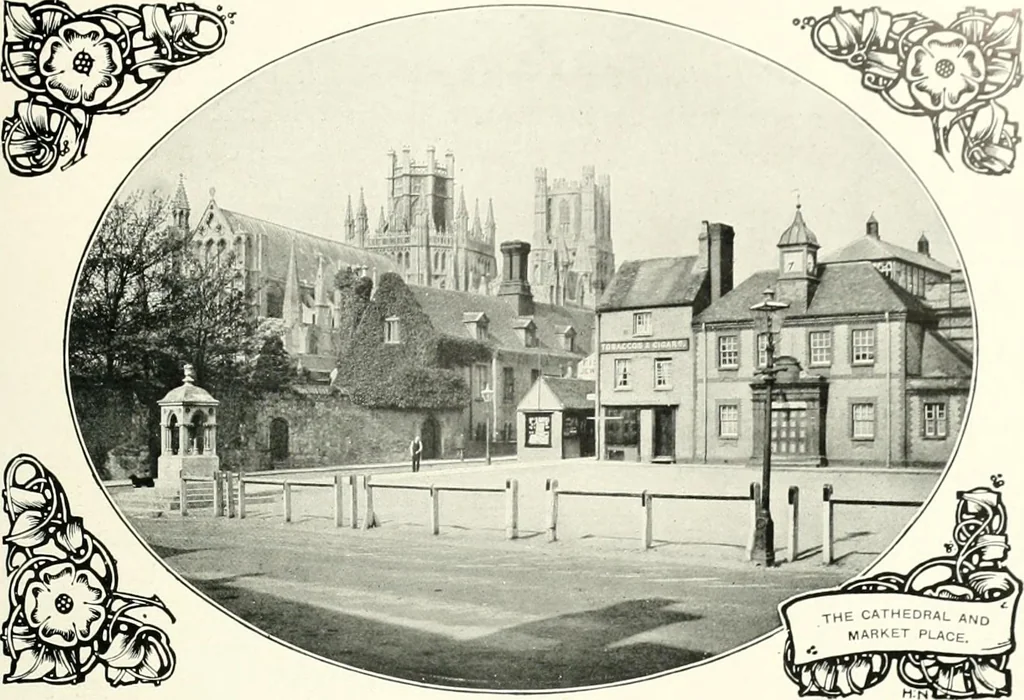 An illustration from The Cathedrals of England and Wales : their history, architecture, and associations ; with a series of Rembrandt plates and many illustrations in the text, 1906, leaf 198
