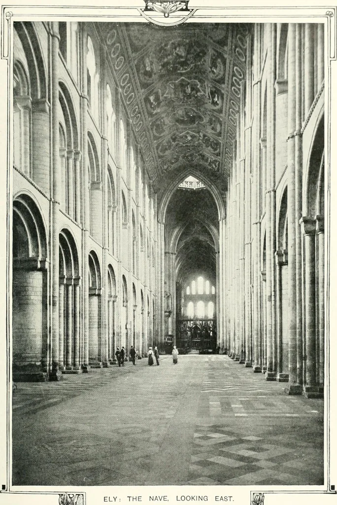 An illustration from The Cathedrals of England and Wales : their history, architecture, and associations ; with a series of Rembrandt plates and many illustrations in the text, 1906, leaf 208