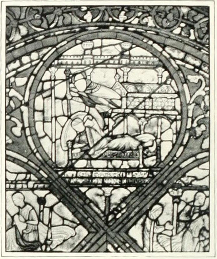 An illustration from The Cathedrals of England and Wales : their history, architecture, and associations ; with a series of Rembrandt plates and many illustrations in the text, 1906, leaf 21