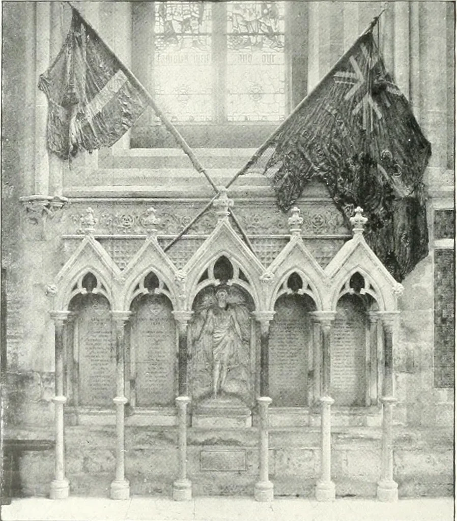 An illustration from The Cathedrals of England and Wales : their history, architecture, and associations ; with a series of Rembrandt plates and many illustrations in the text, 1906, leaf 229