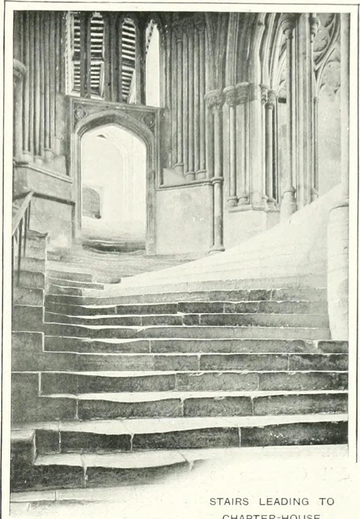 An illustration from The Cathedrals of England and Wales : their history, architecture, and associations ; with a series of Rembrandt plates and many illustrations in the text, 1906, leaf 230
