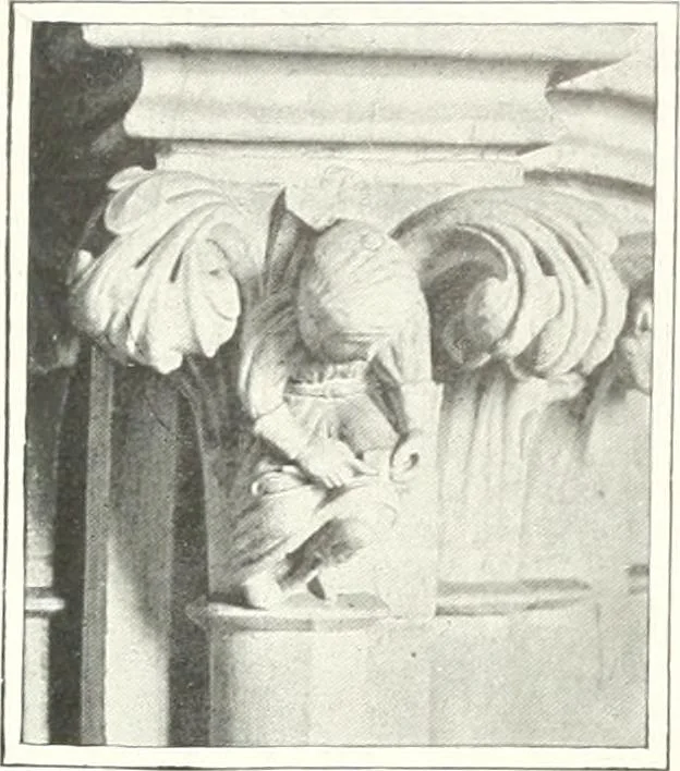 An illustration from The Cathedrals of England and Wales : their history, architecture, and associations ; with a series of Rembrandt plates and many illustrations in the text, 1906, leaf 231