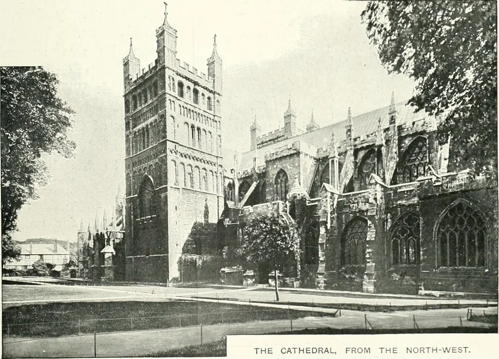 An illustration from The Cathedrals of England and Wales : their history, architecture, and associations ; with a series of Rembrandt plates and many illustrations in the text, 1906, leaf 234