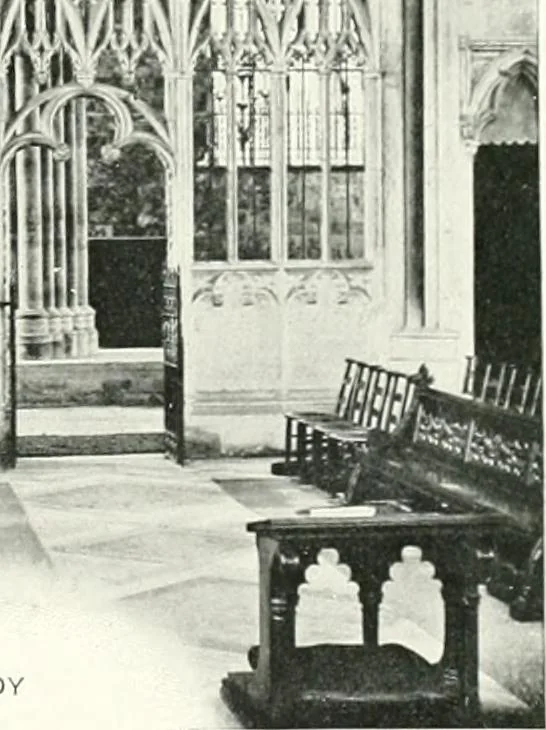 An illustration from The Cathedrals of England and Wales : their history, architecture, and associations ; with a series of Rembrandt plates and many illustrations in the text, 1906, leaf 240
