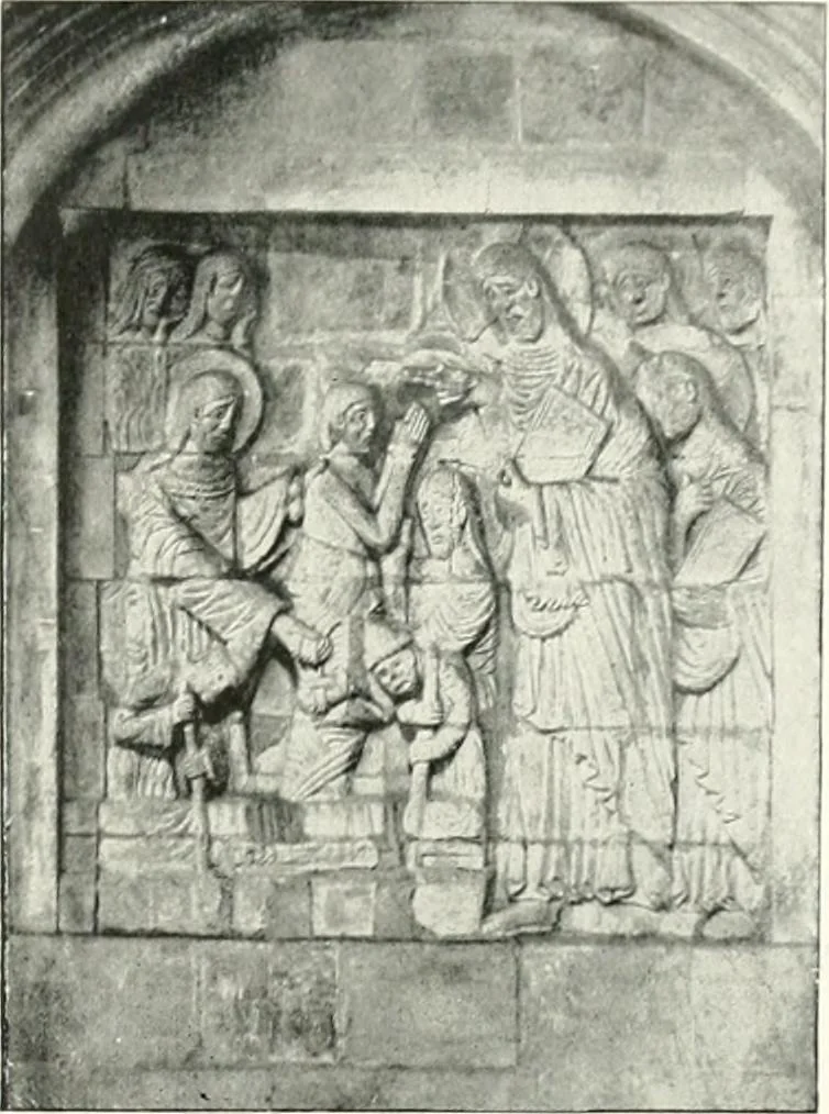 An illustration from The Cathedrals of England and Wales : their history, architecture, and associations ; with a series of Rembrandt plates and many illustrations in the text, 1906, leaf 256