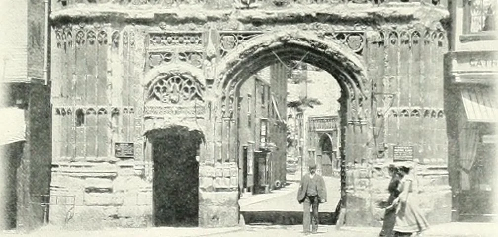 An illustration from The Cathedrals of England and Wales : their history, architecture, and associations ; with a series of Rembrandt plates and many illustrations in the text, 1906, leaf 26