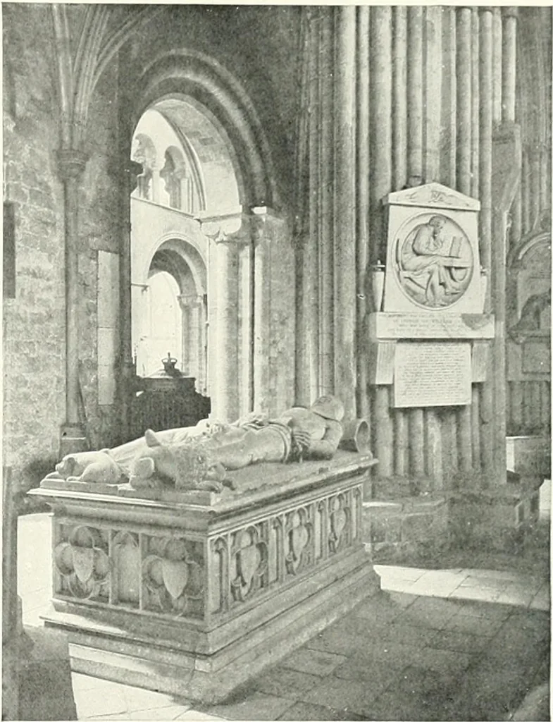 An illustration from The Cathedrals of England and Wales : their history, architecture, and associations ; with a series of Rembrandt plates and many illustrations in the text, 1906, leaf 260