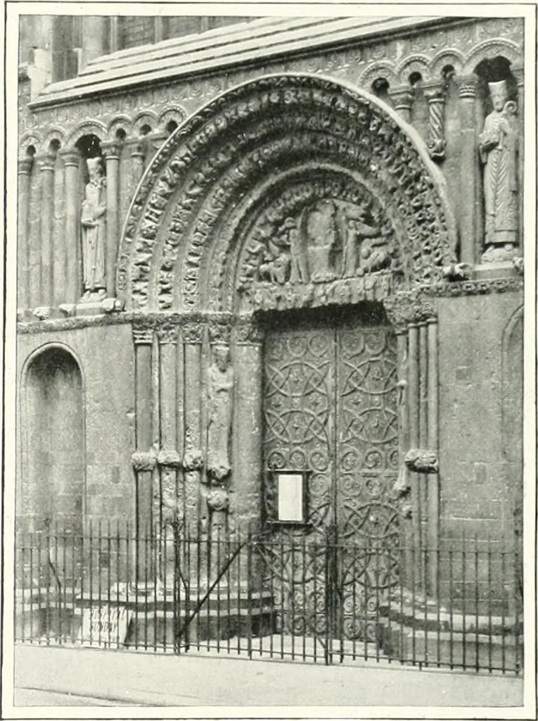 An illustration from The Cathedrals of England and Wales : their history, architecture, and associations ; with a series of Rembrandt plates and many illustrations in the text, 1906, leaf 264