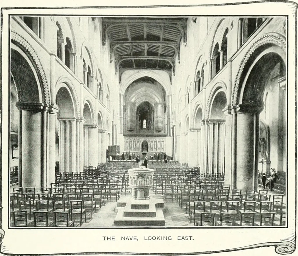An illustration from The Cathedrals of England and Wales : their history, architecture, and associations ; with a series of Rembrandt plates and many illustrations in the text, 1906, leaf 268