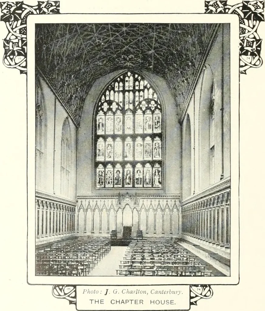 An illustration from The Cathedrals of England and Wales : their history, architecture, and associations ; with a series of Rembrandt plates and many illustrations in the text, 1906, leaf 35