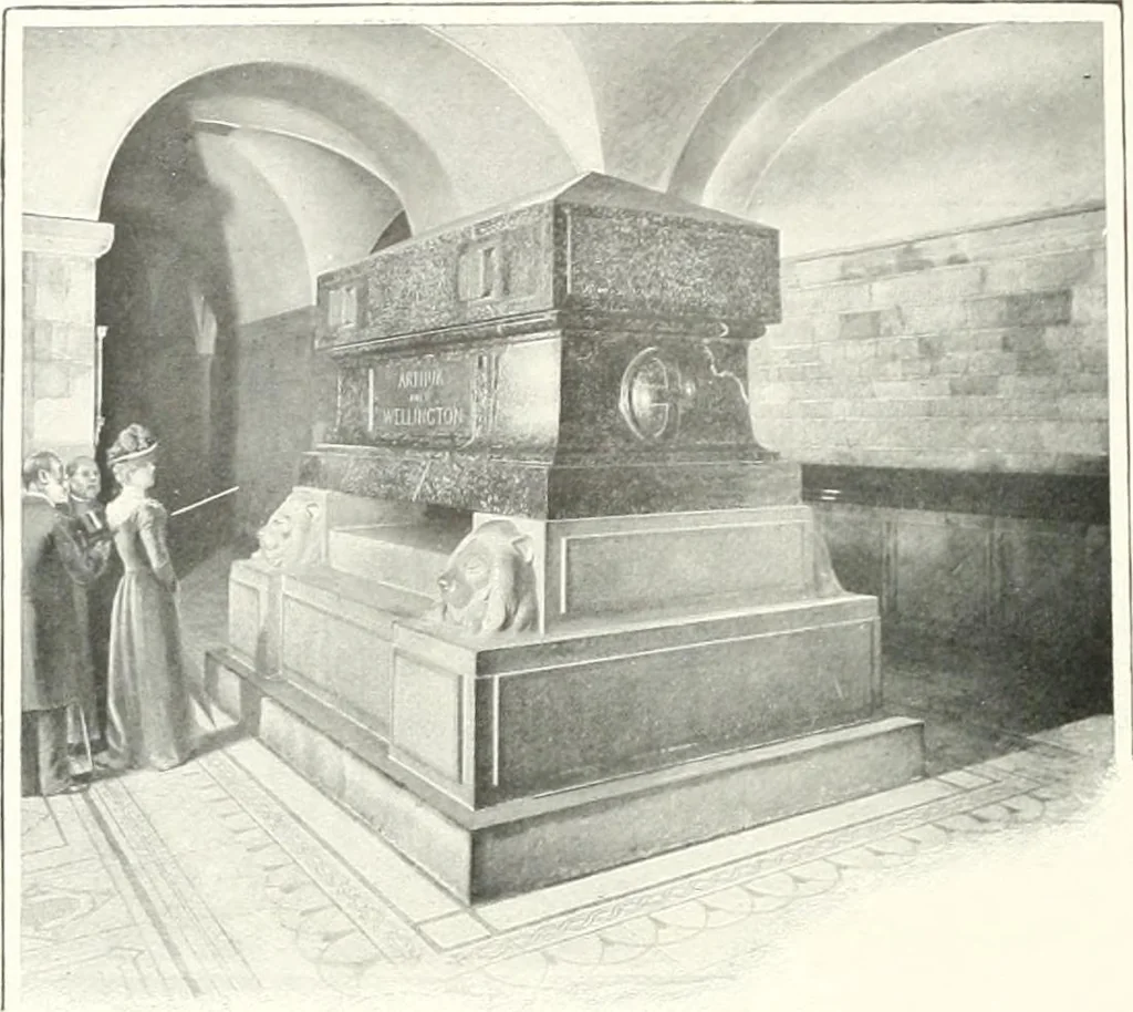 An illustration from The Cathedrals of England and Wales : their history, architecture, and associations ; with a series of Rembrandt plates and many illustrations in the text, 1906, leaf 73