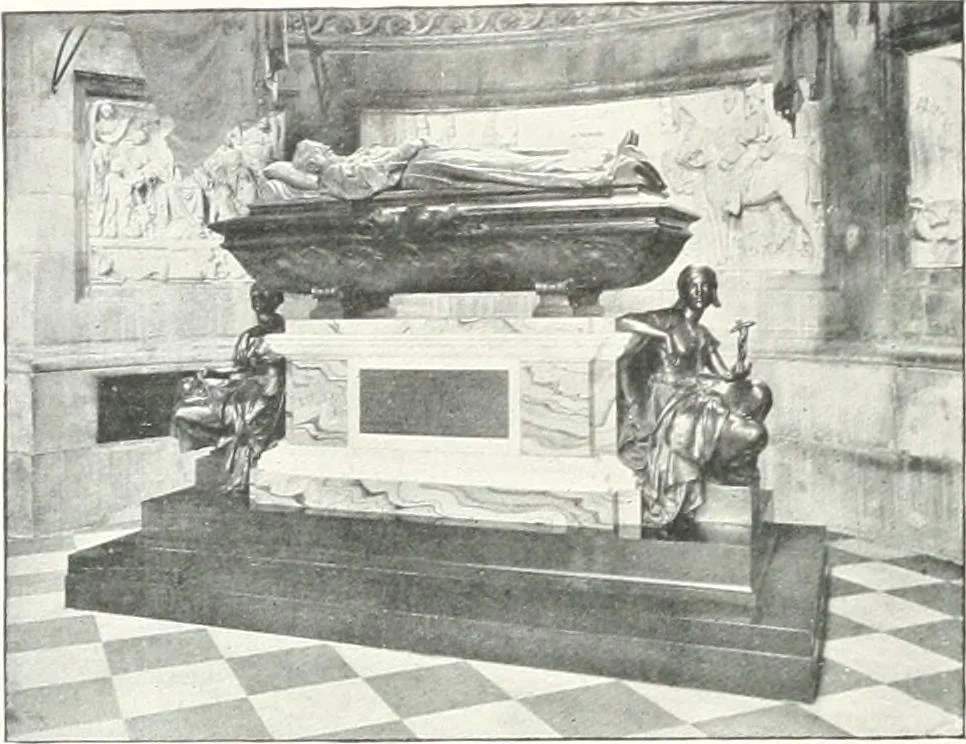 An illustration from The Cathedrals of England and Wales : their history, architecture, and associations ; with a series of Rembrandt plates and many illustrations in the text, 1906, leaf 75