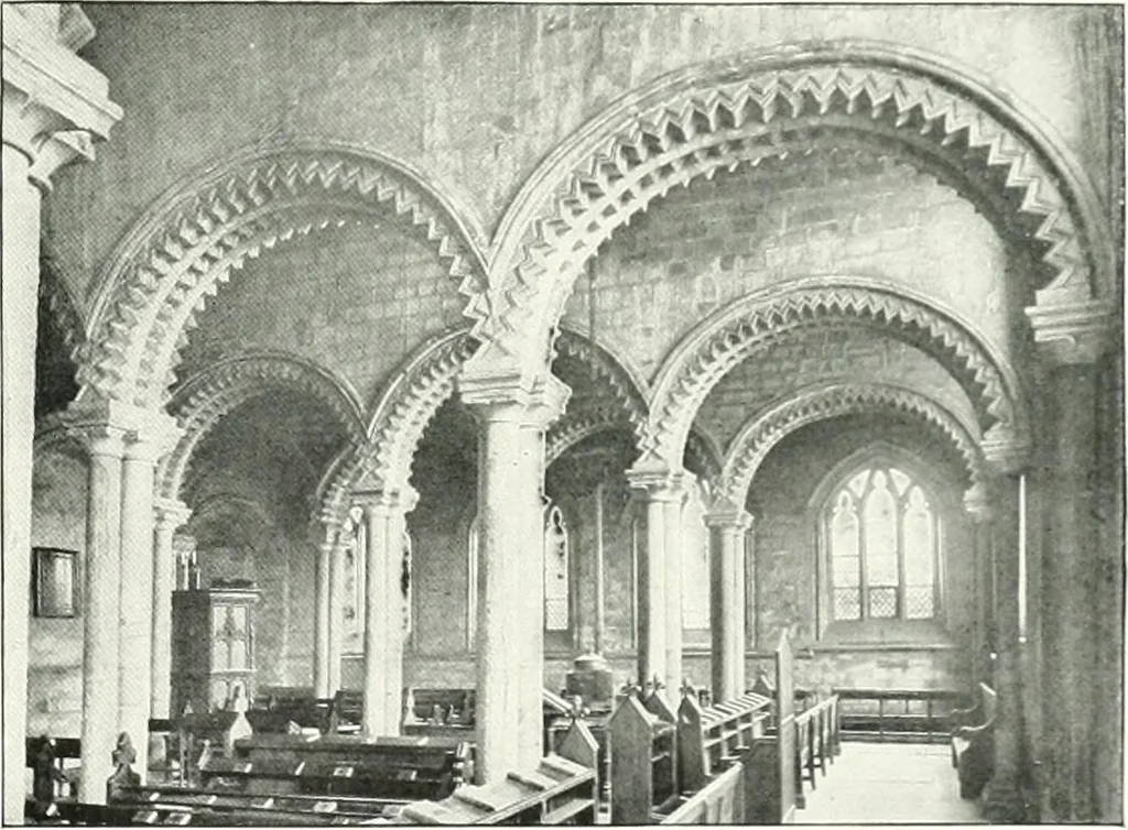 An illustration from The Cathedrals of England and Wales : their history, architecture, and associations ; with a series of Rembrandt plates and many illustrations in the text, 1906, leaf 96