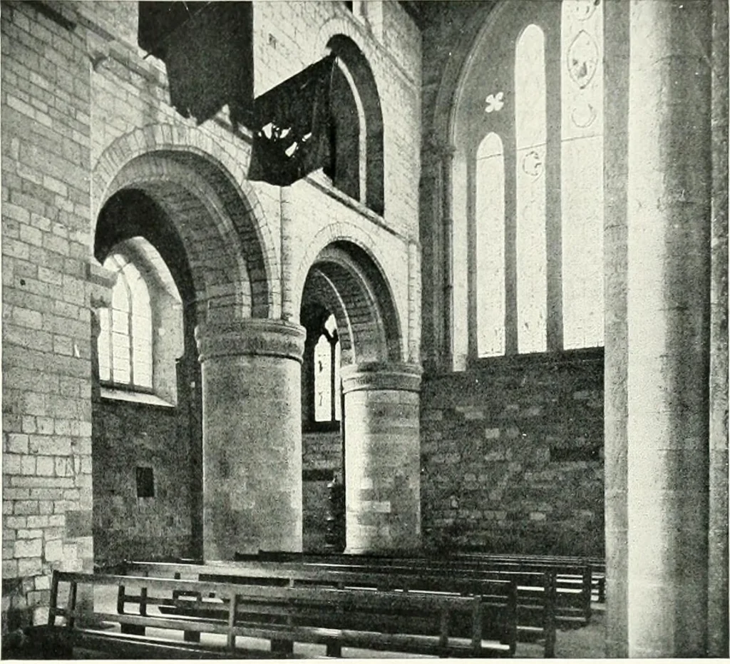 An illustration from The Cathedrals of England and Wales : their history, architecture, and associations ; with a series of Rembrandt plates and many illustrations in the text, 1906, leaf 102