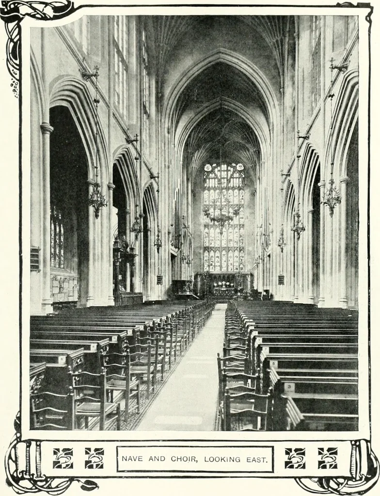 An illustration from The Cathedrals of England and Wales : their history, architecture, and associations ; with a series of Rembrandt plates and many illustrations in the text, 1906, leaf 110