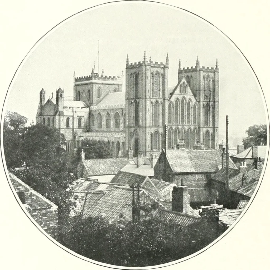 An illustration from The Cathedrals of England and Wales : their history, architecture, and associations ; with a series of Rembrandt plates and many illustrations in the text, 1906, leaf 123