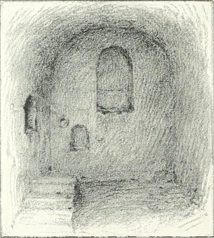 An illustration from The Cathedrals of England and Wales : their history, architecture, and associations ; with a series of Rembrandt plates and many illustrations in the text, 1906, leaf 131
