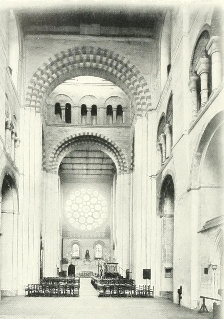 An illustration from The Cathedrals of England and Wales : their history, architecture, and associations ; with a series of Rembrandt plates and many illustrations in the text, 1906, leaf 141