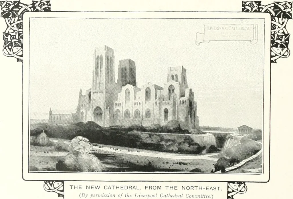 An illustration from The Cathedrals of England and Wales : their history, architecture, and associations ; with a series of Rembrandt plates and many illustrations in the text, 1906, leaf 161