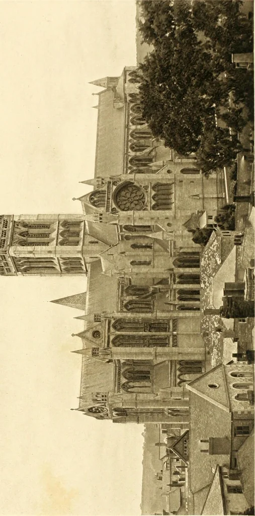 An illustration from The Cathedrals of England and Wales : their history, architecture, and associations ; with a series of Rembrandt plates and many illustrations in the text, 1906, leaf 165