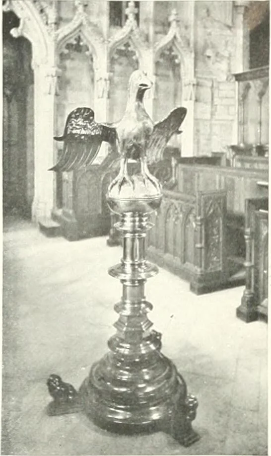 An illustration from The Cathedrals of England and Wales : their history, architecture, and associations ; with a series of Rembrandt plates and many illustrations in the text, 1906, leaf 185