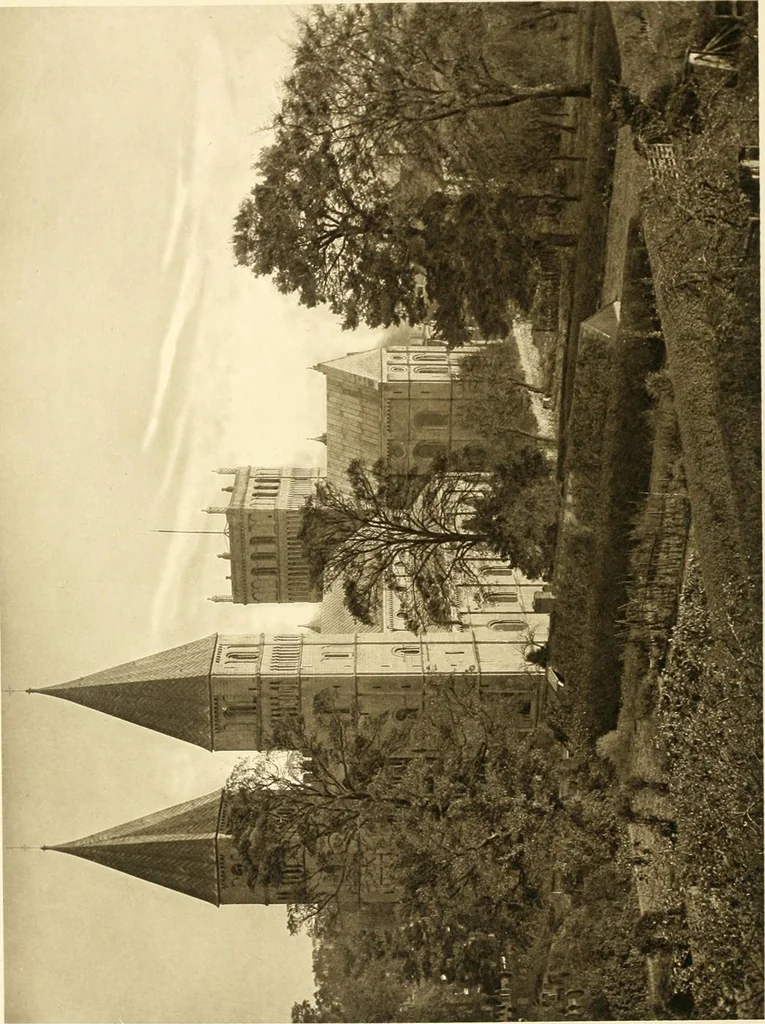 An illustration from The Cathedrals of England and Wales : their history, architecture, and associations ; with a series of Rembrandt plates and many illustrations in the text, 1906, leaf 187