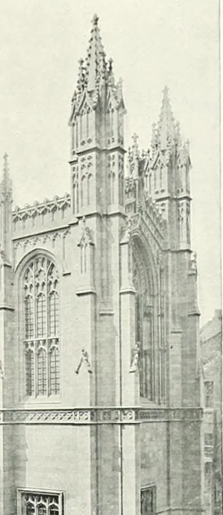 An illustration from The Cathedrals of England and Wales : their history, architecture, and associations ; with a series of Rembrandt plates and many illustrations in the text, 1906, leaf 192