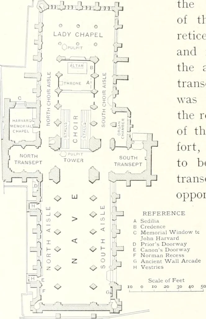 An illustration from The Cathedrals of England and Wales : their history, architecture, and associations ; with a series of Rembrandt plates and many illustrations in the text, 1906, leaf 199