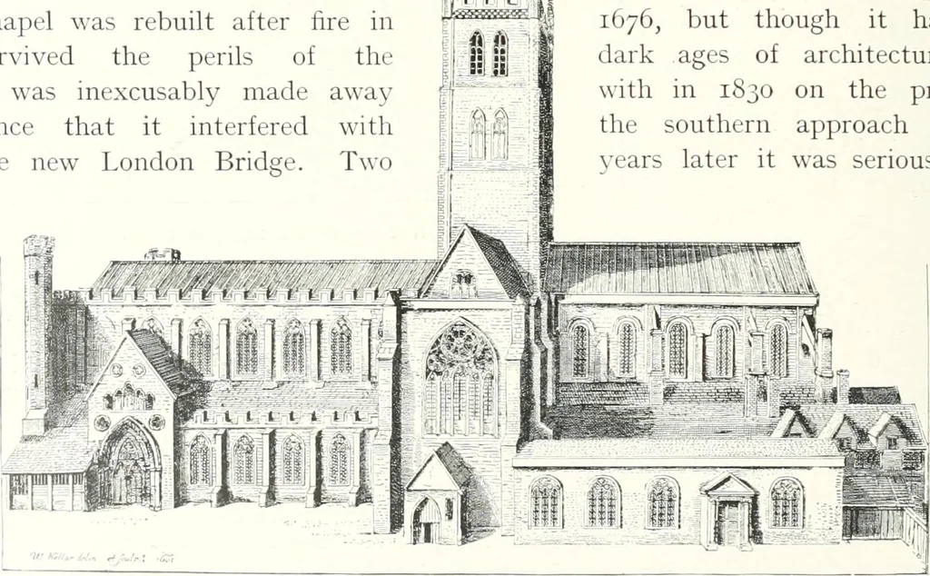 An illustration from The Cathedrals of England and Wales : their history, architecture, and associations ; with a series of Rembrandt plates and many illustrations in the text, 1906, leaf 201