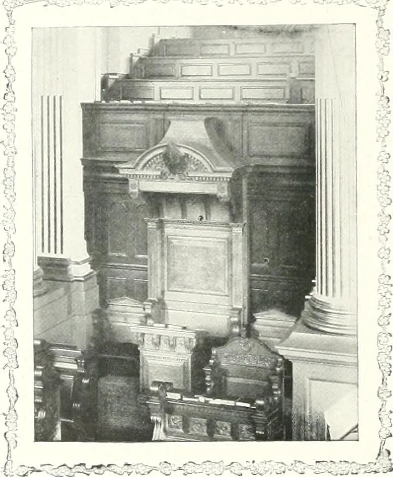 An illustration from The Cathedrals of England and Wales : their history, architecture, and associations ; with a series of Rembrandt plates and many illustrations in the text, 1906, leaf 213