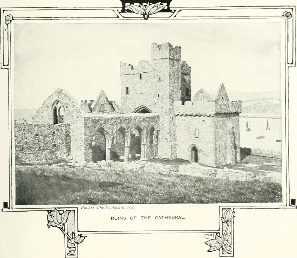 An illustration from The Cathedrals of England and Wales : their history, architecture, and associations ; with a series of Rembrandt plates and many illustrations in the text, 1906, leaf 218