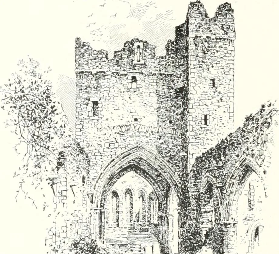 An illustration from The Cathedrals of England and Wales : their history, architecture, and associations ; with a series of Rembrandt plates and many illustrations in the text, 1906, leaf 219