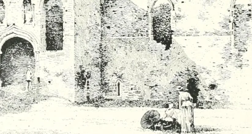 An illustration from The Cathedrals of England and Wales : their history, architecture, and associations ; with a series of Rembrandt plates and many illustrations in the text, 1906, leaf 231